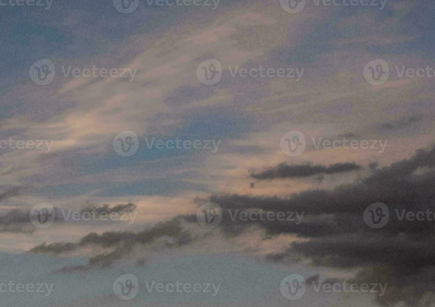 hermoso cielo nublado foto