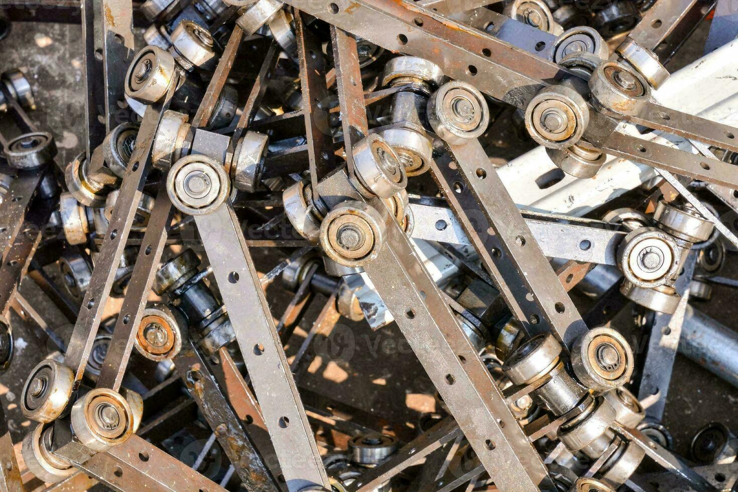 Rusty metal scrap photo
