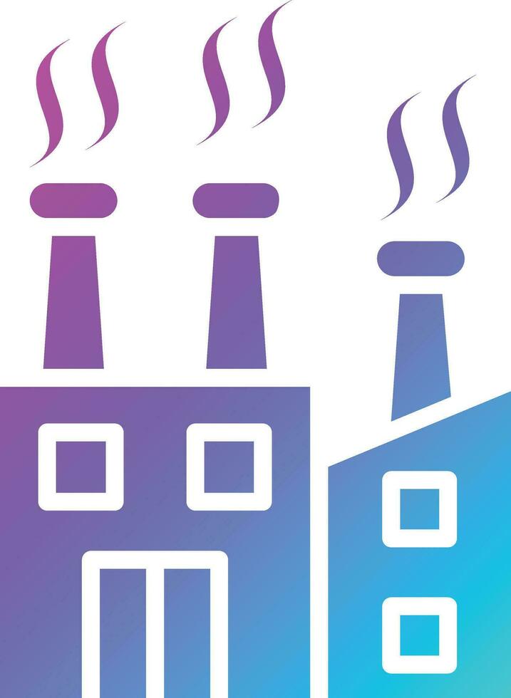 Factory Vector Icon Design Illustration