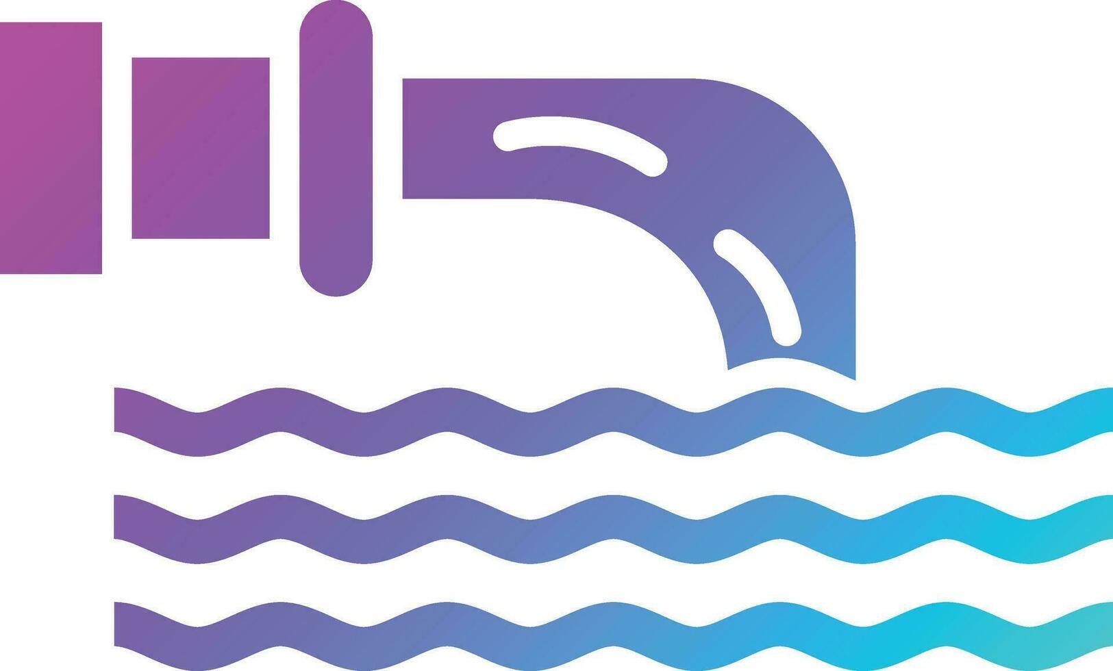 Waste water Vector Icon Design Illustration