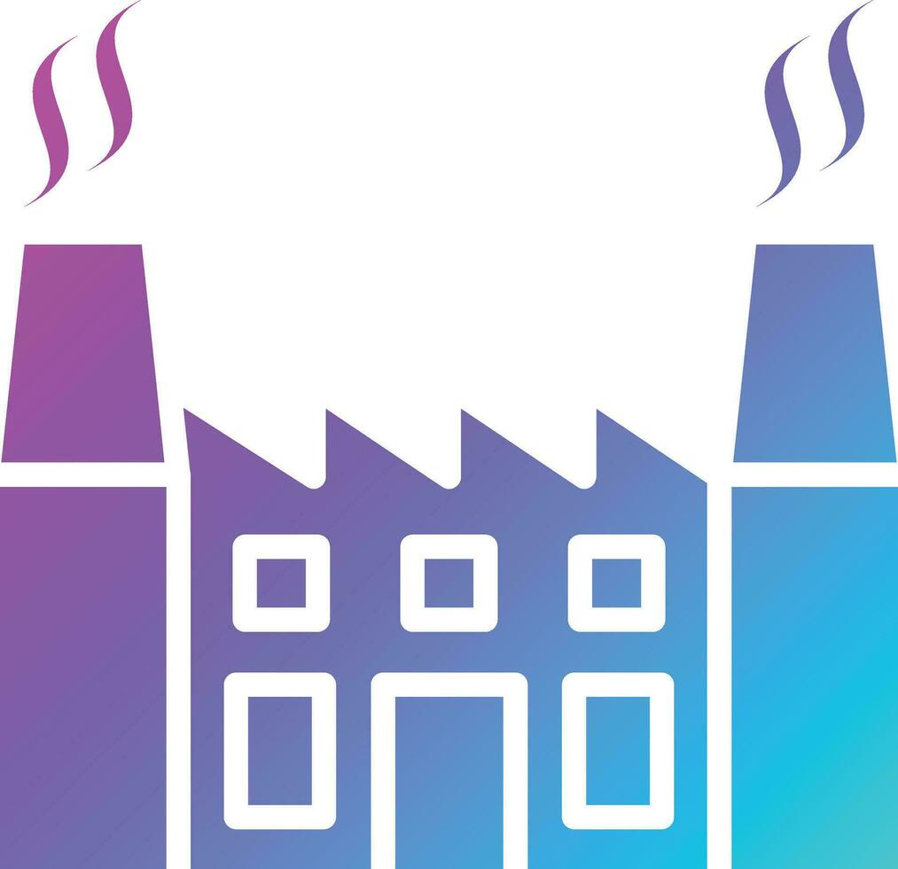 Nuclear plant Vector Icon Design Illustration