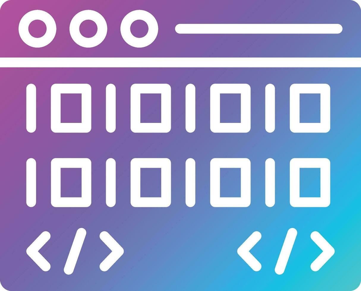 Coding Vector Icon Design Illustration