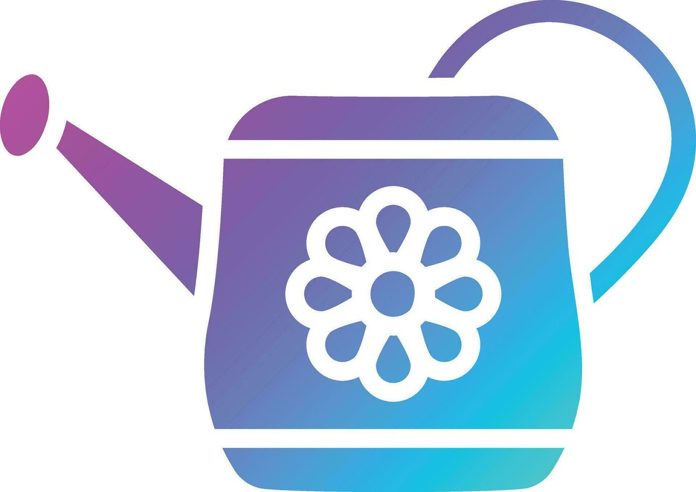 Watering can Vector Icon Design Illustration