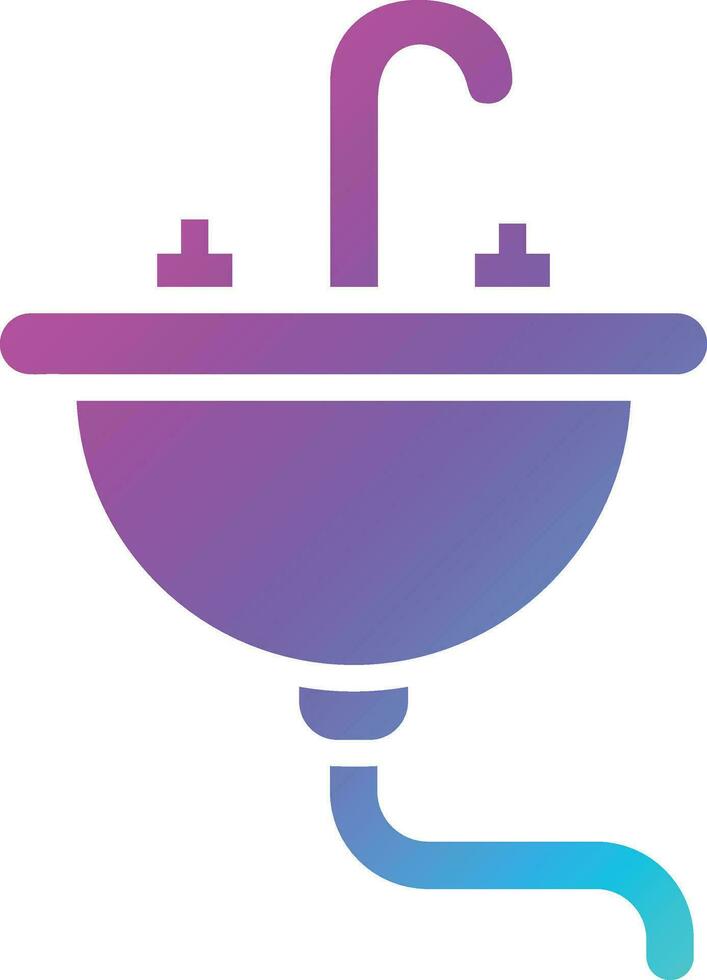 ilustración de diseño de icono de vector de fregadero