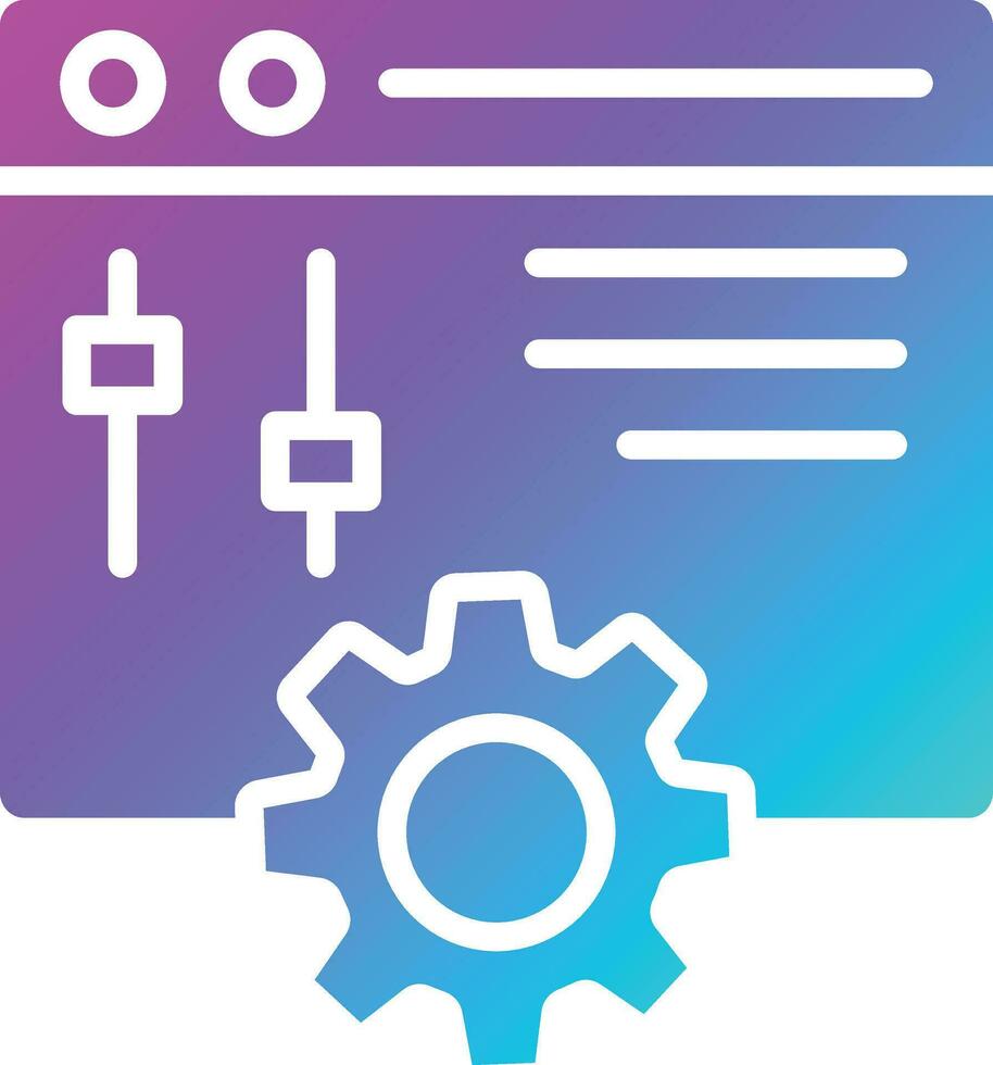 Panel Vector Icon Design Illustration