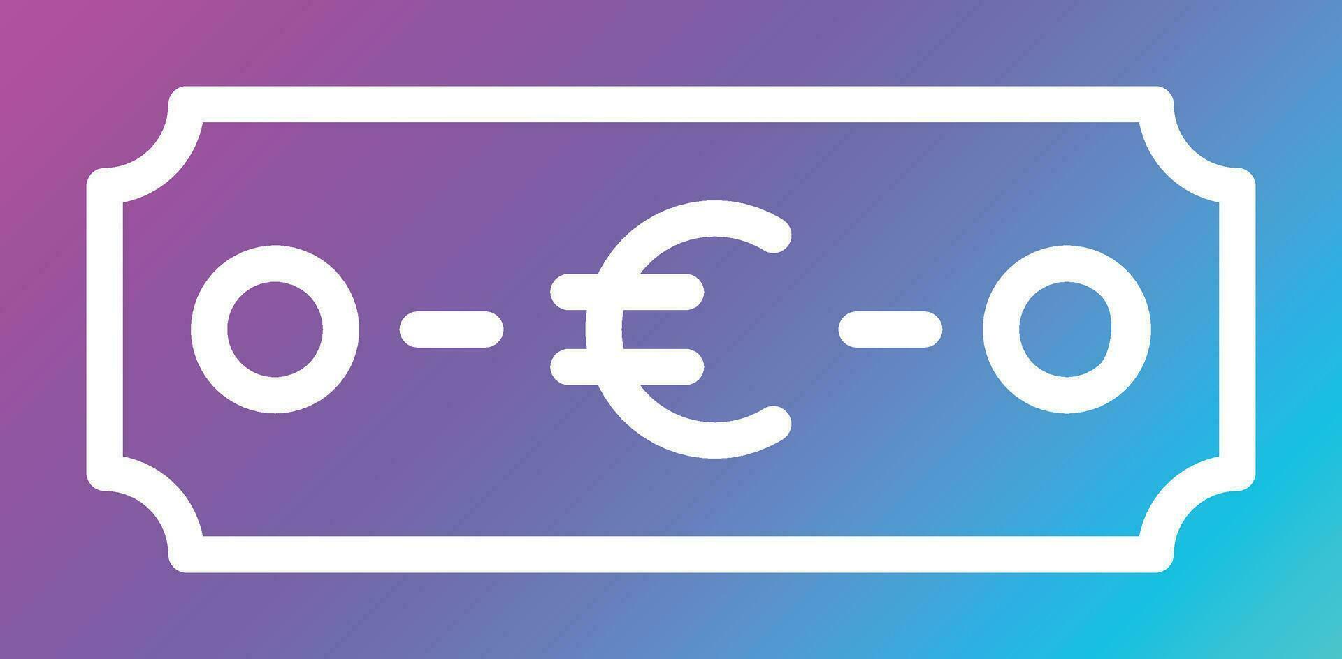 Euro Vector Icon Design Illustration