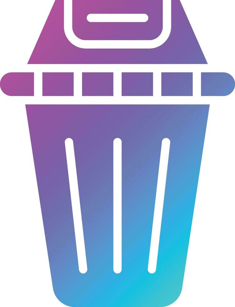 Recycling bin Vector Icon Design Illustration