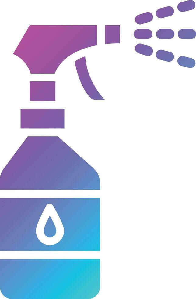 ilustración de diseño de icono de vector de botella de spray