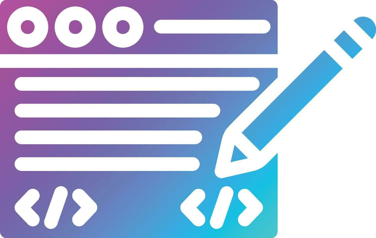 Edit code Vector Icon Design Illustration