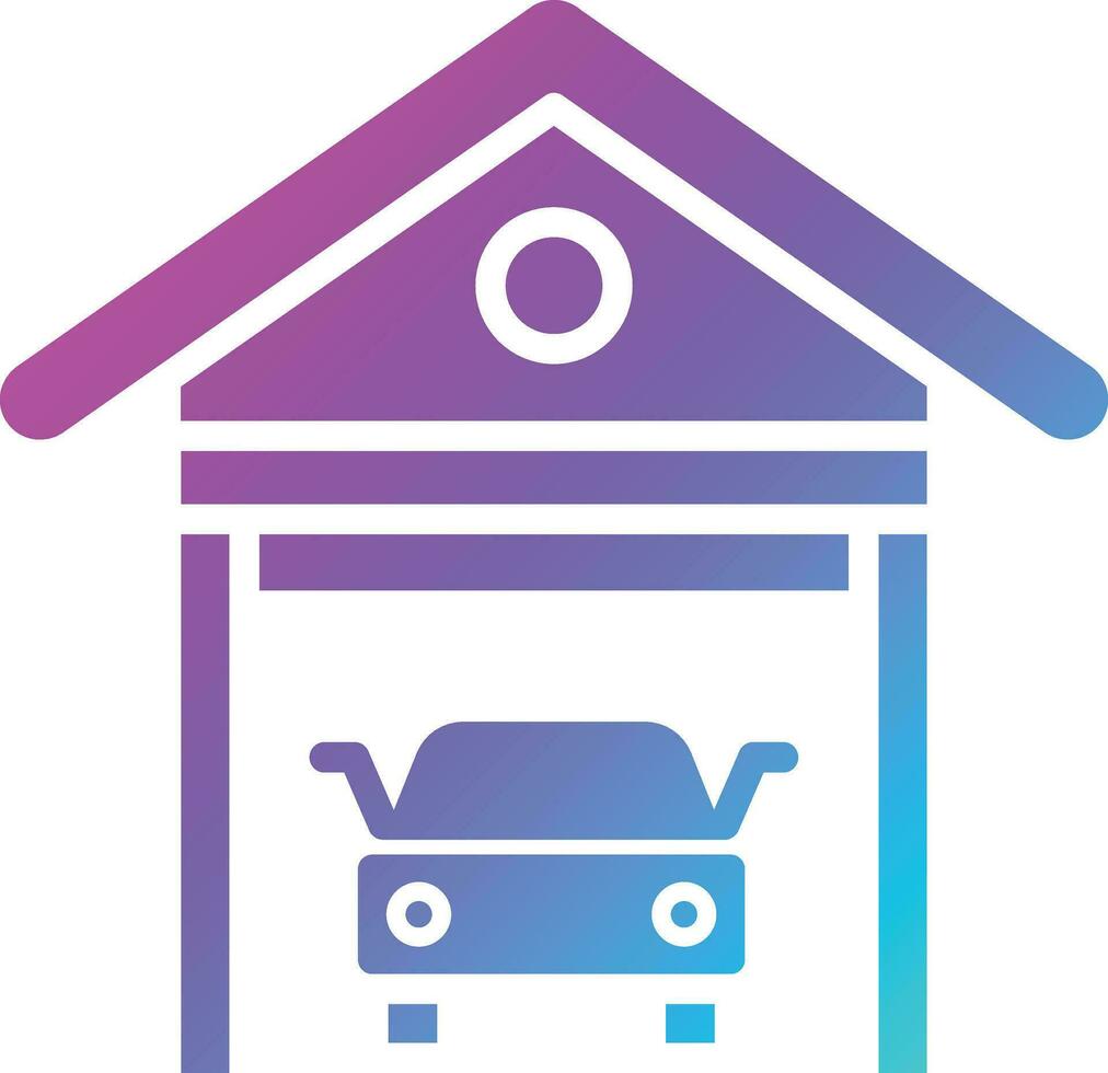 Garage Vector Icon Design Illustration