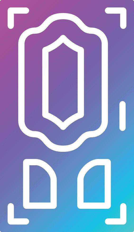 ilustración de diseño de icono de vector de puerta