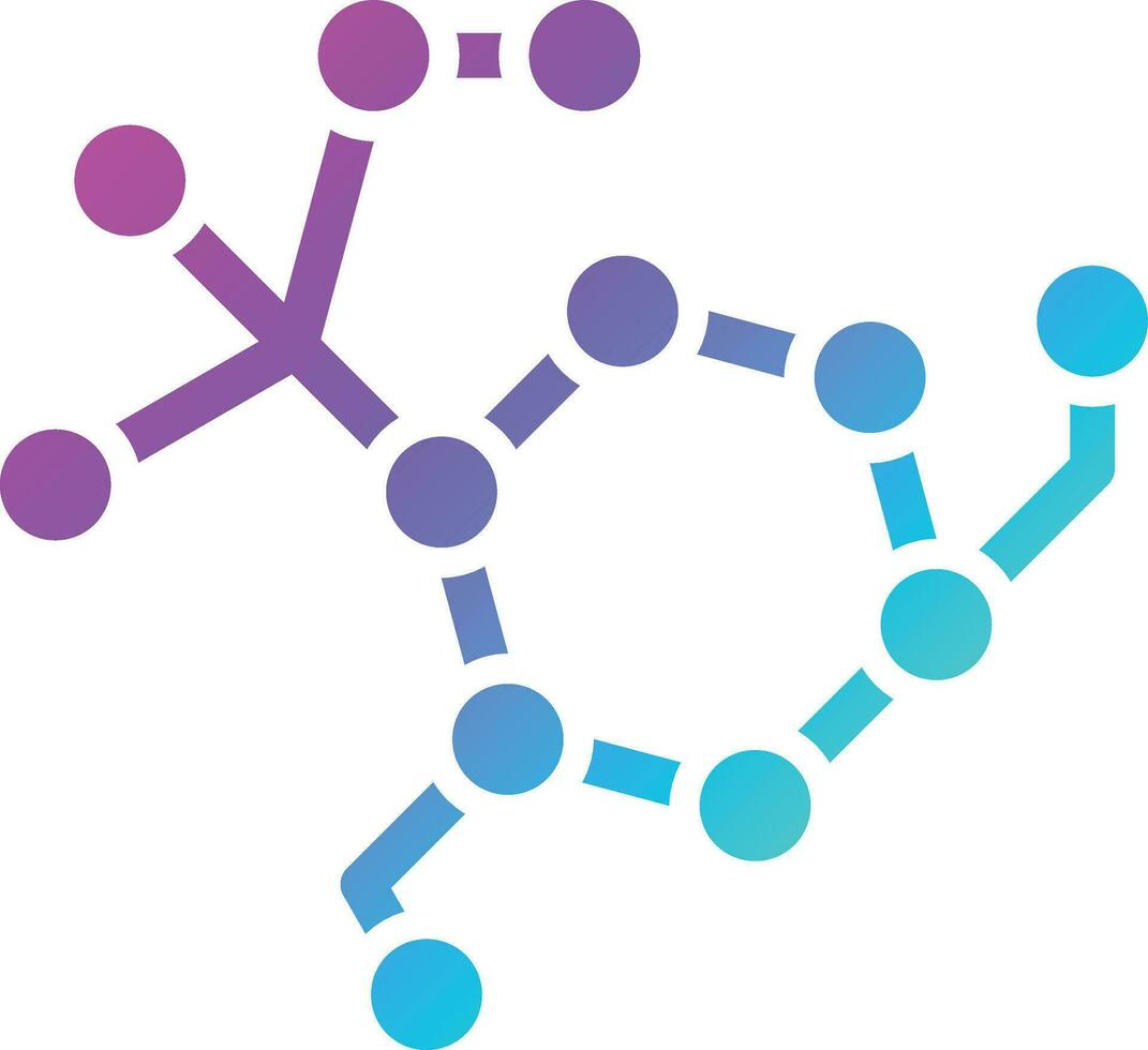 Molecule Vector Icon Design Illustration