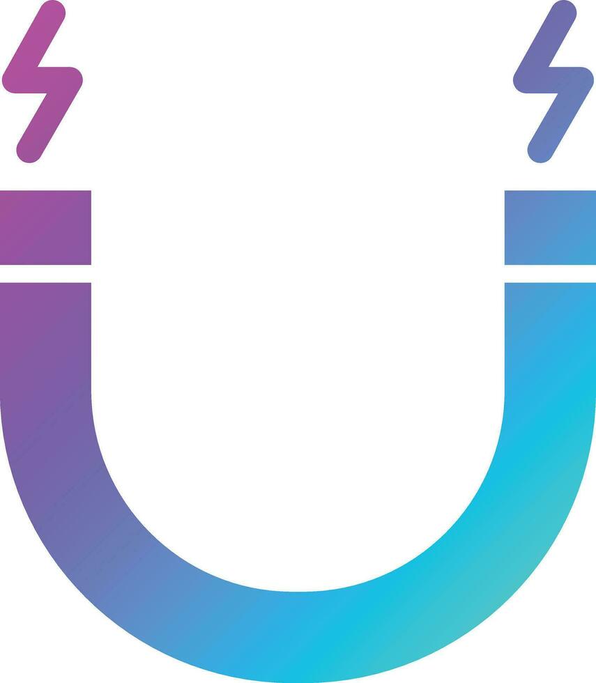 Magnet Vector Icon Design Illustration