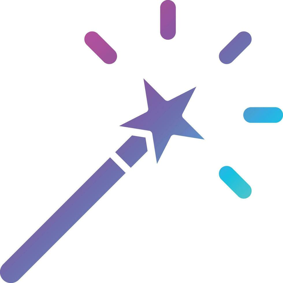 Magic wand Vector Icon Design Illustration