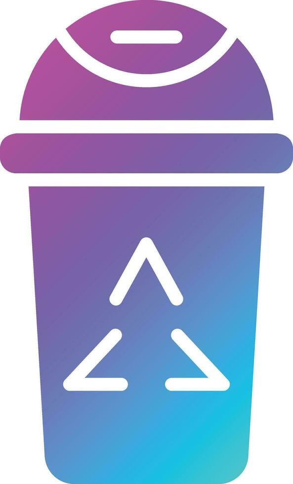 Recycle bin Vector Icon Design Illustration