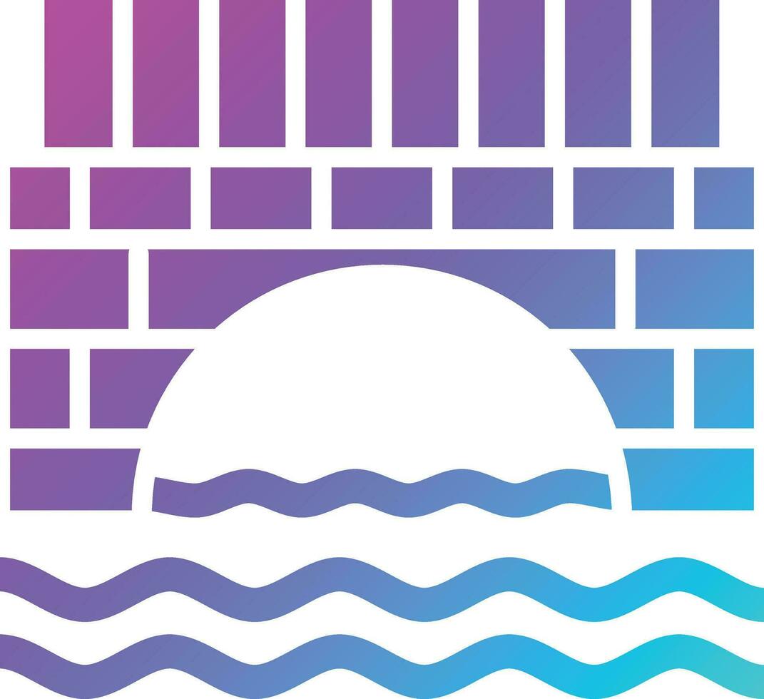 Bridge Vector Icon Design Illustration