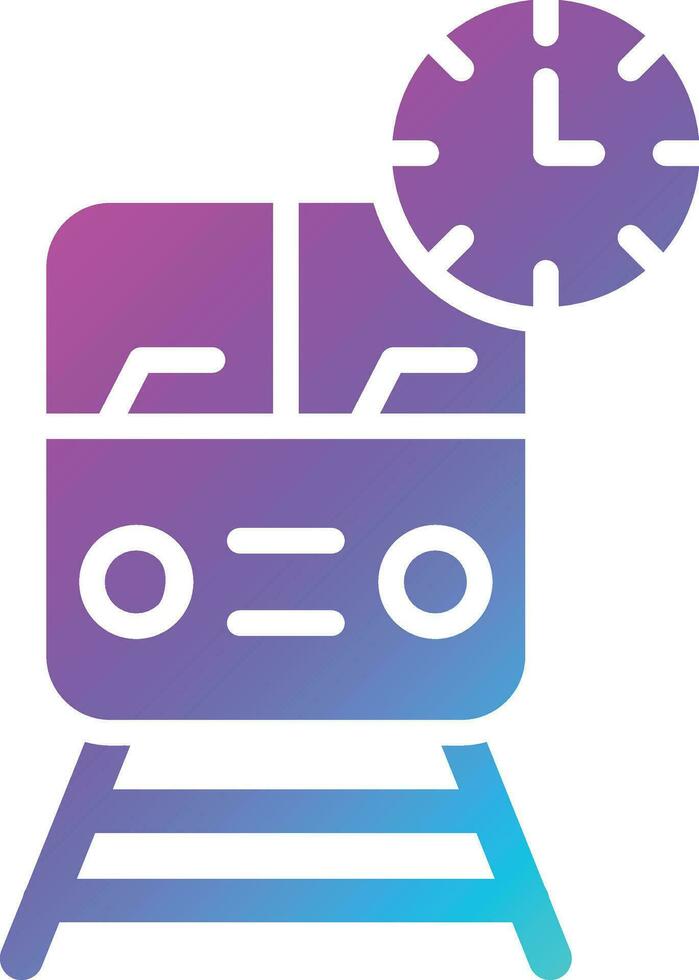 Train time Vector Icon Design Illustration