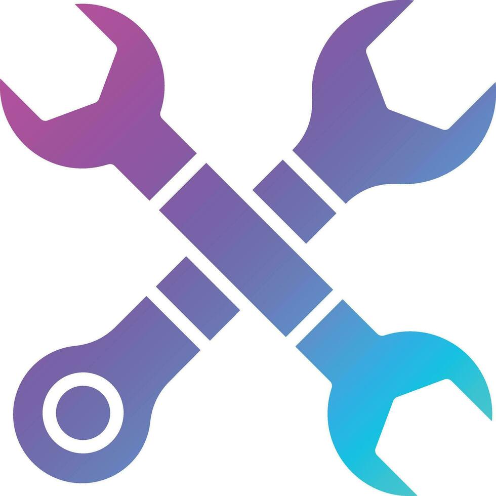 Wrench Vector Icon Design Illustration