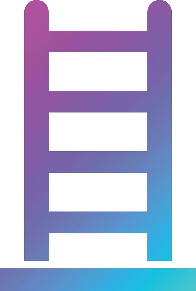 ilustración de diseño de icono de vector de escalera