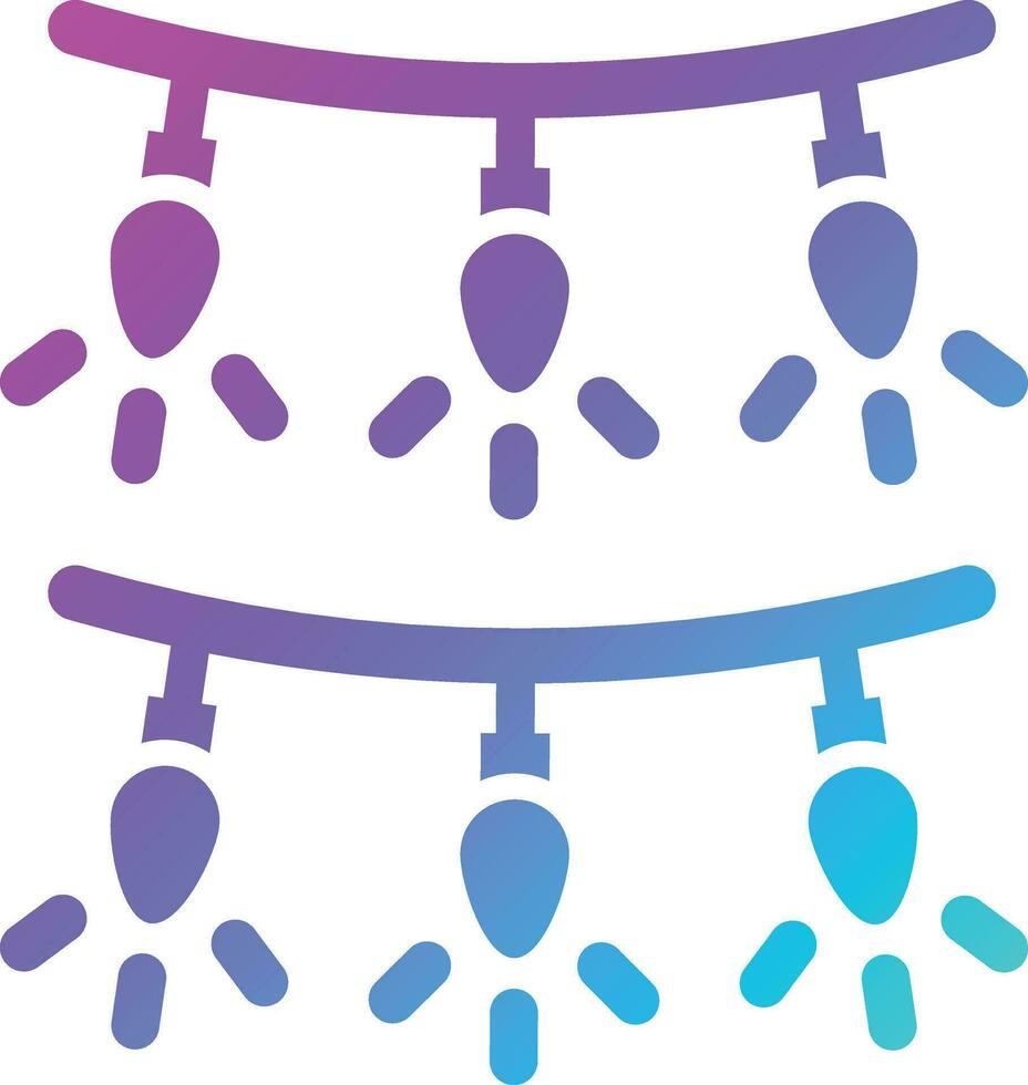 Garland Vector Icon Design Illustration