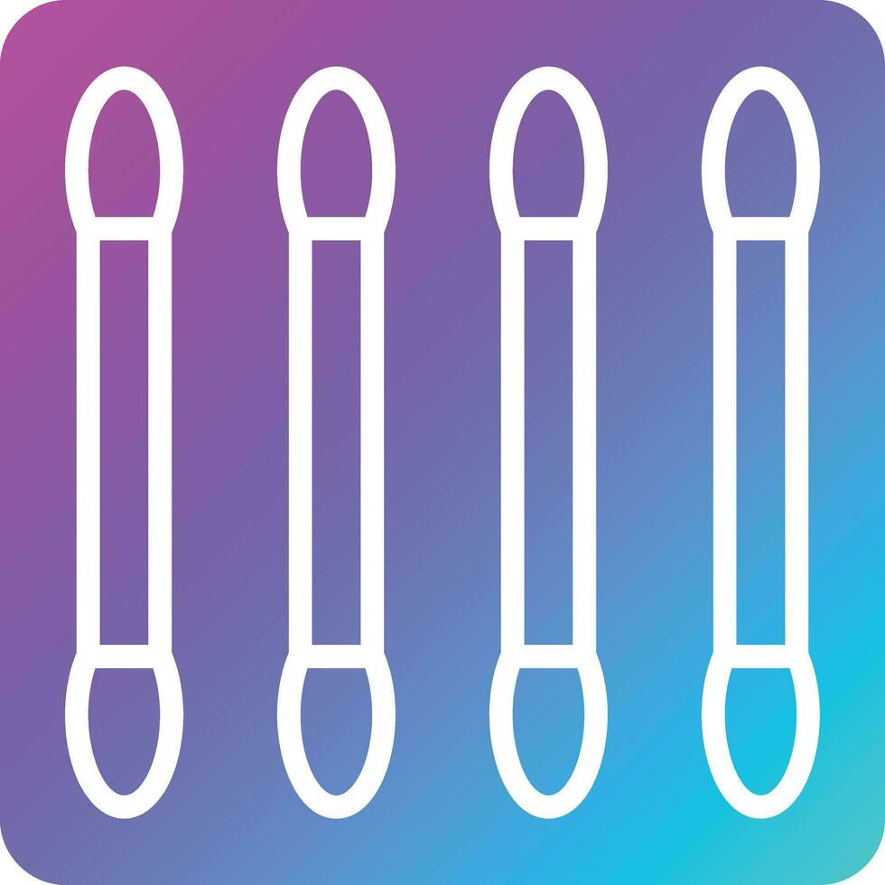 Cotton buds Vector Icon Design Illustration