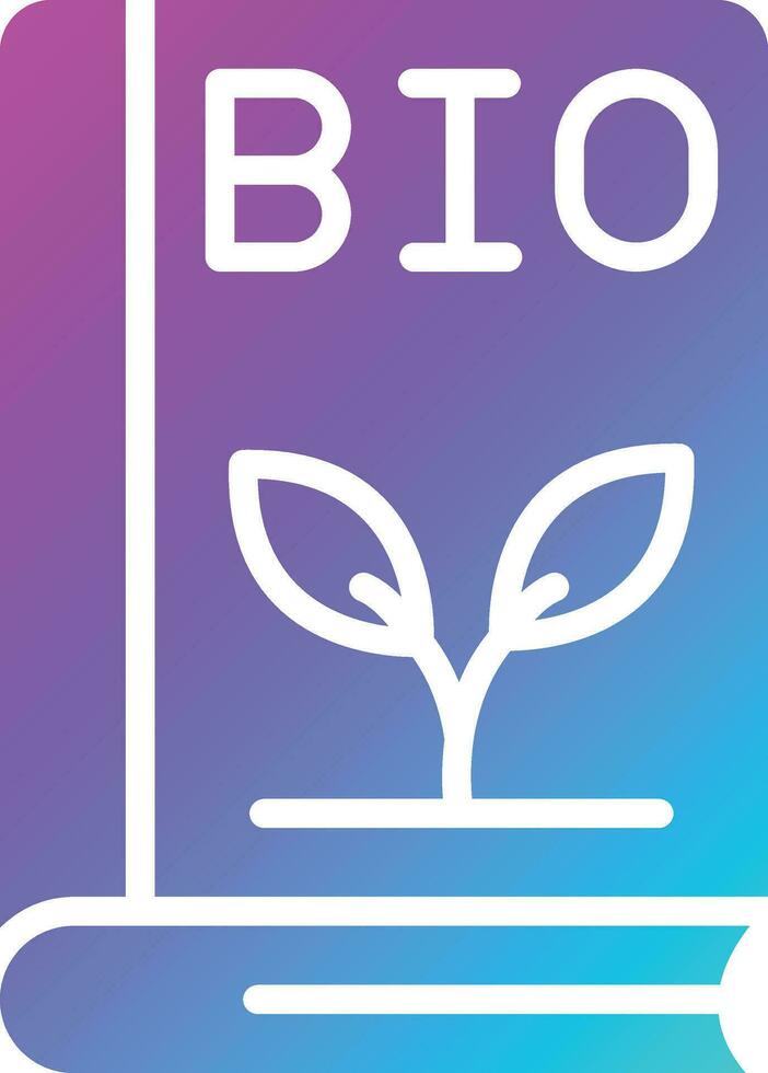 bio libro vector icono diseño ilustración