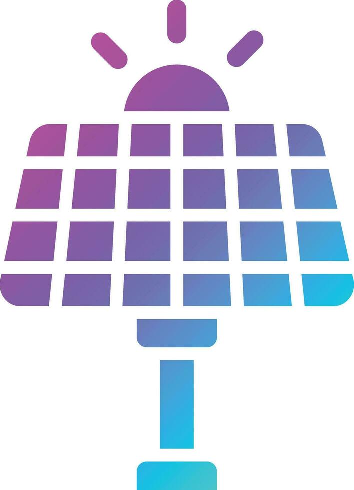 Solar panel Vector Icon Design Illustration