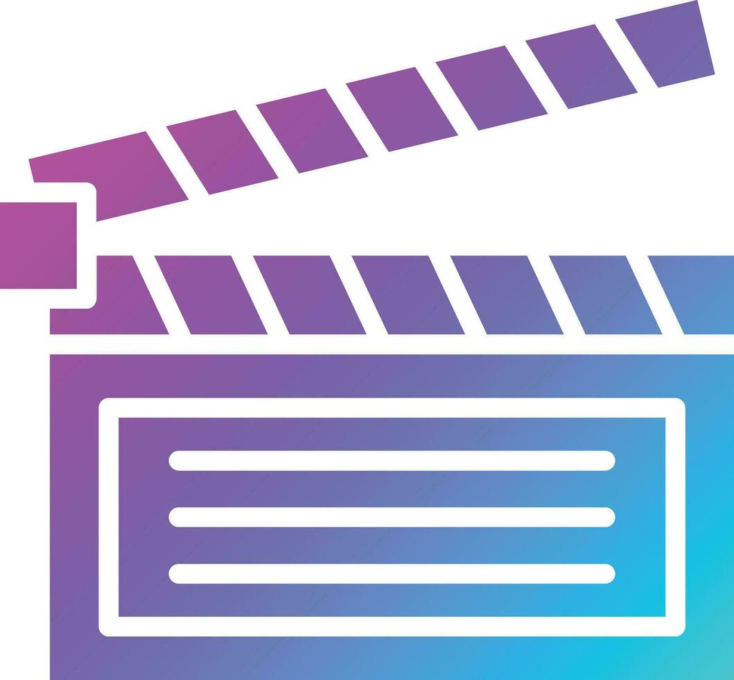 Film slate Vector Icon Design Illustration