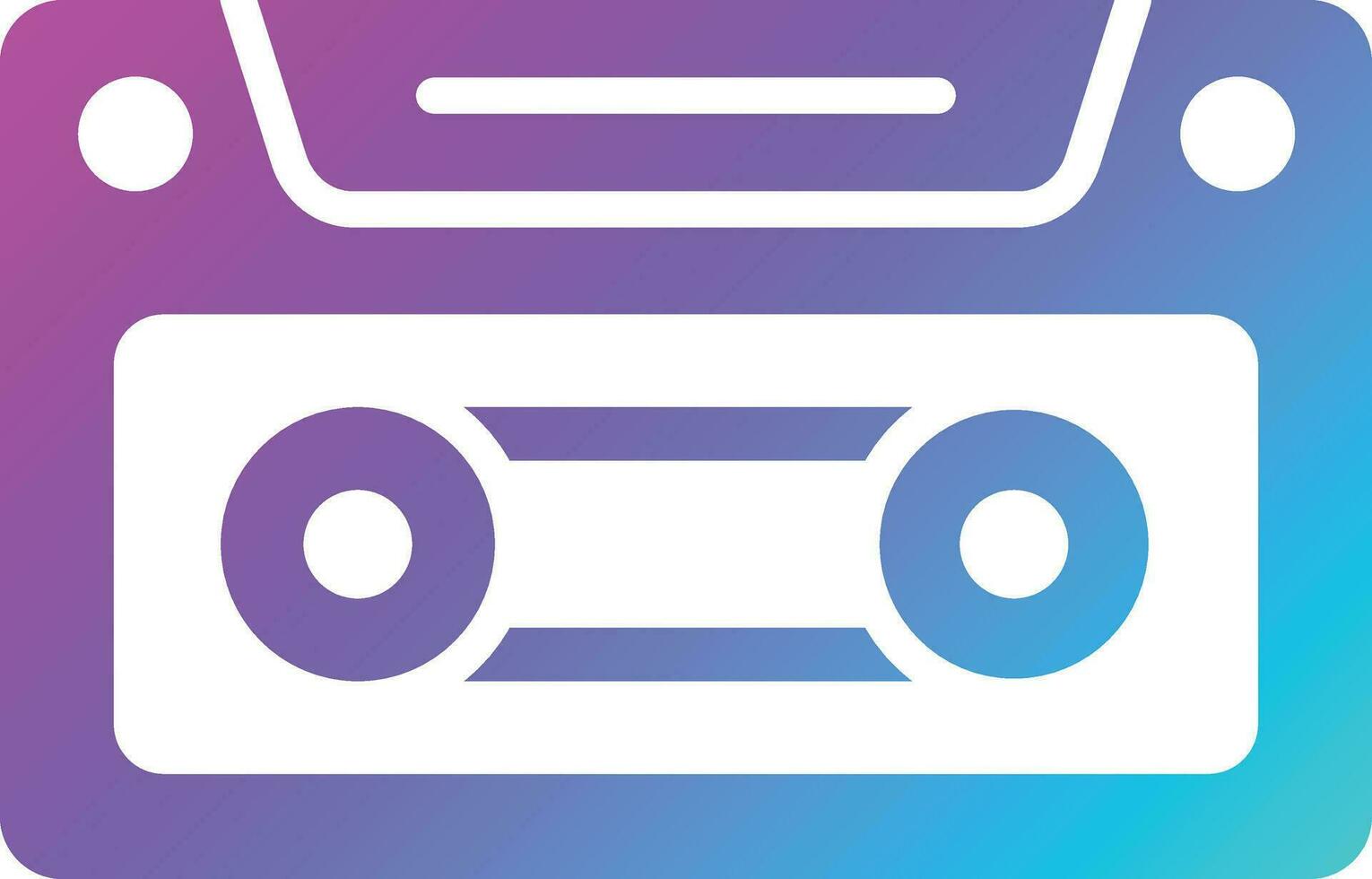 Casette Vector Icon Design Illustration