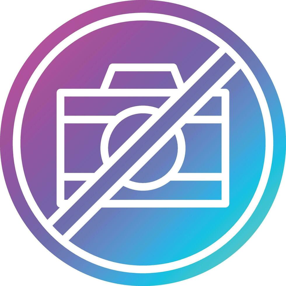 No camera Vector Icon Design Illustration