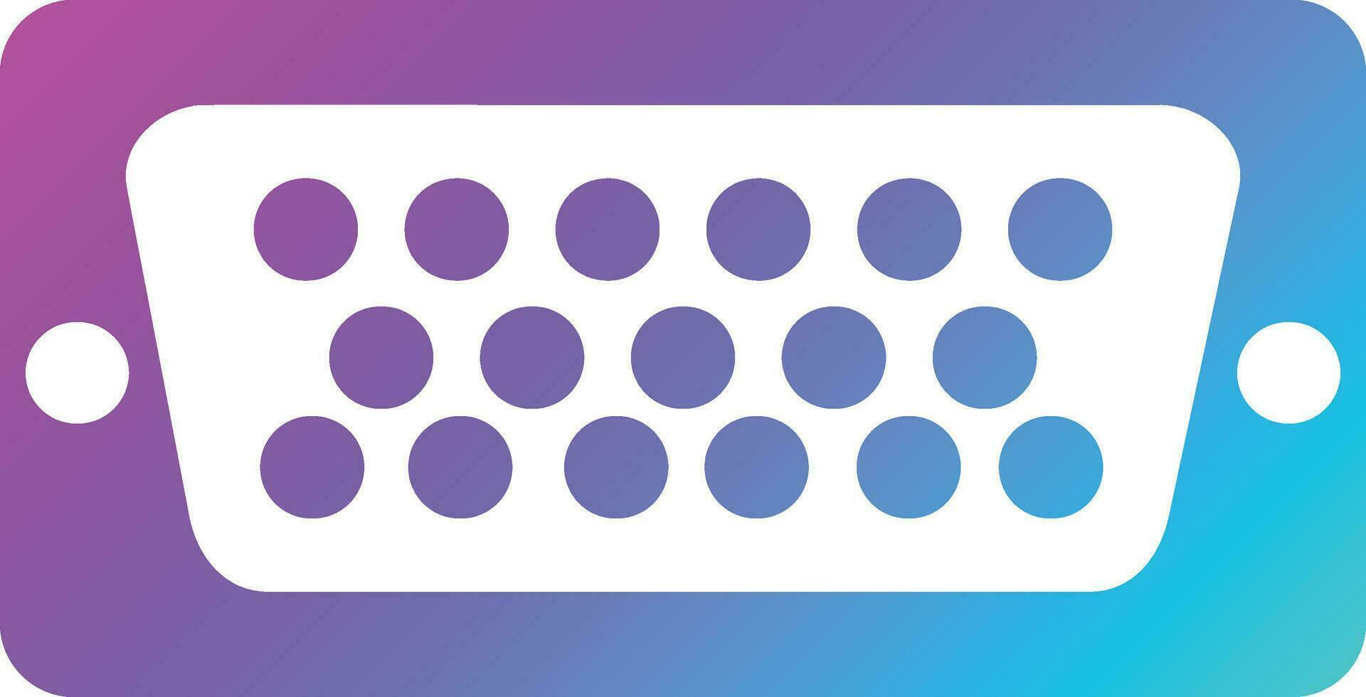 Vga Vector Icon Design Illustration