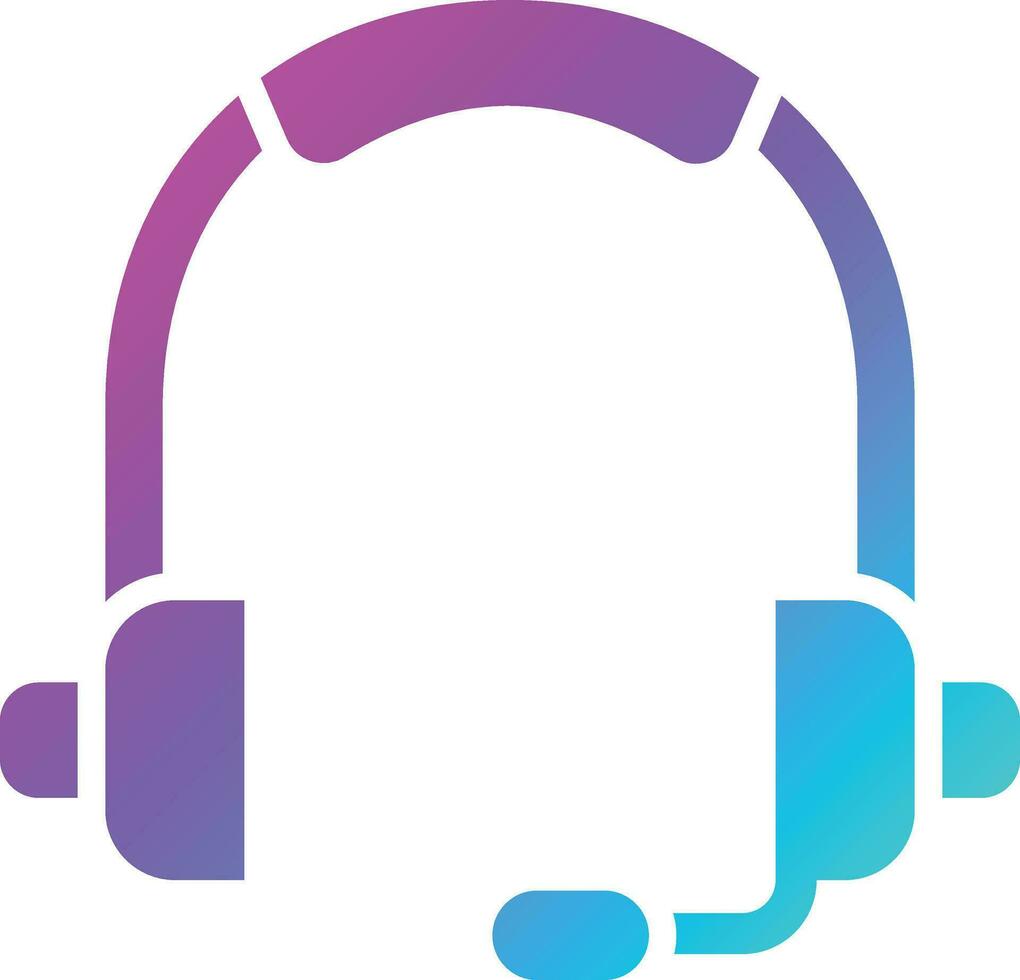 Headphone Vector Icon Design Illustration