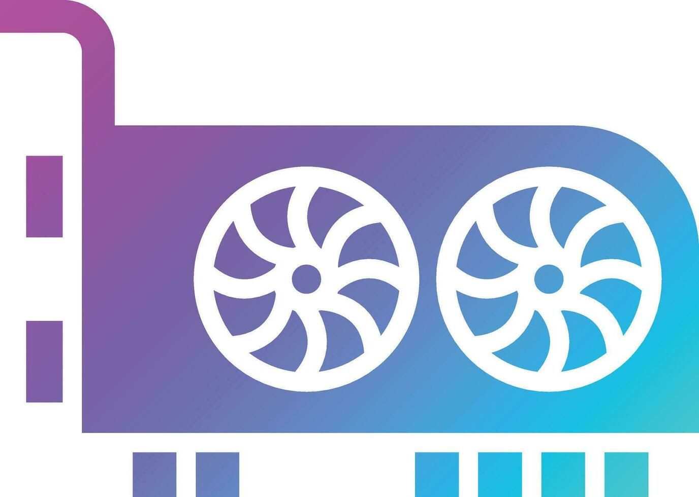 Video Card Vector Icon Design Illustration