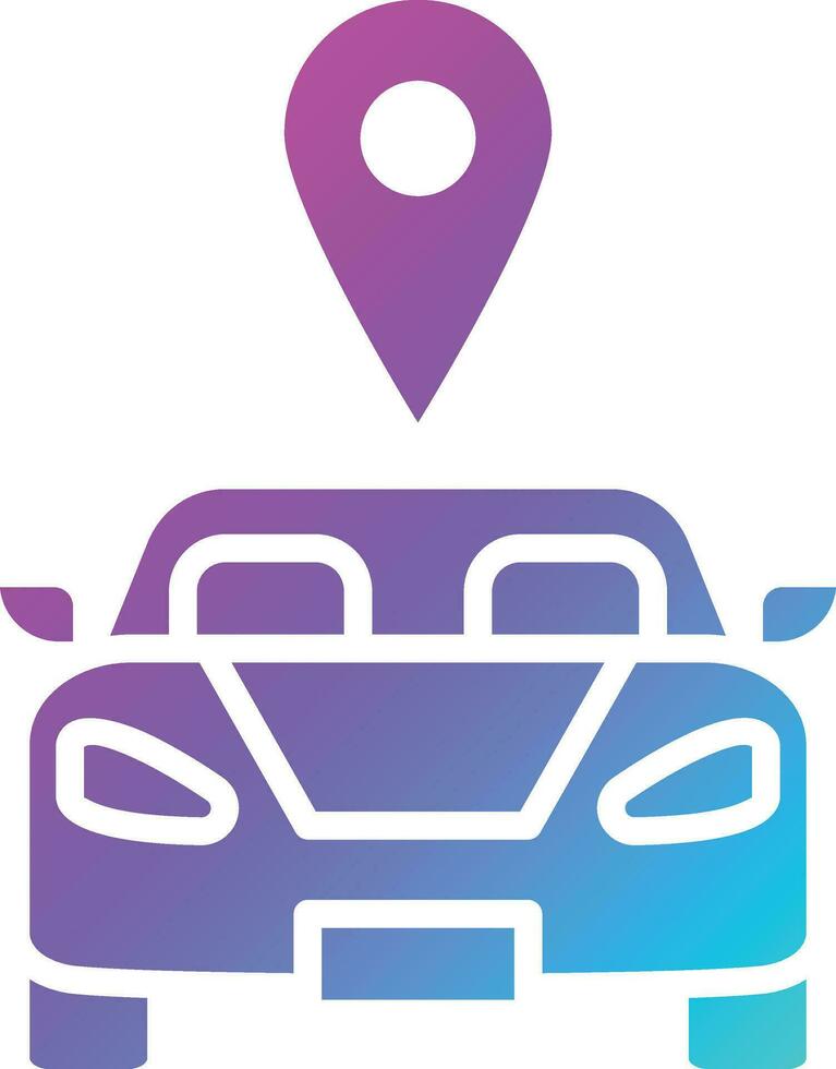 ilustración de diseño de icono de vector de coche