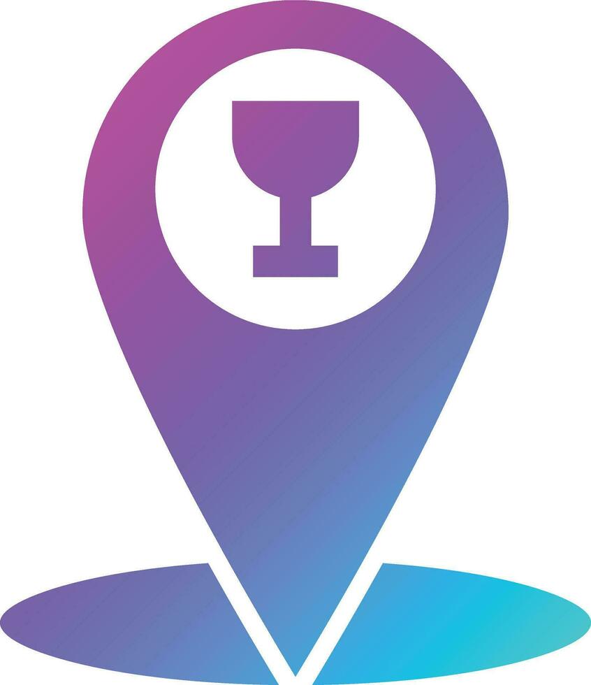 Cafe location Vector Icon Design Illustration