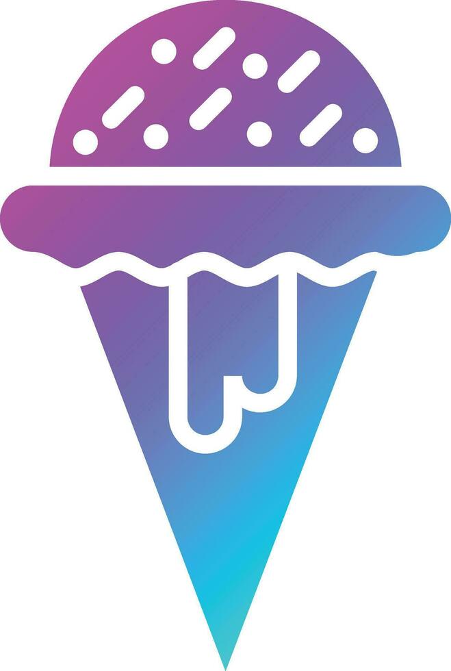 Ice Cream Vector Icon Design Illustration