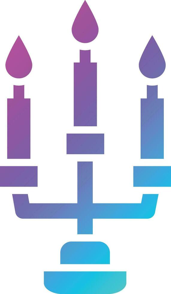 Candle Vector Icon Design Illustration