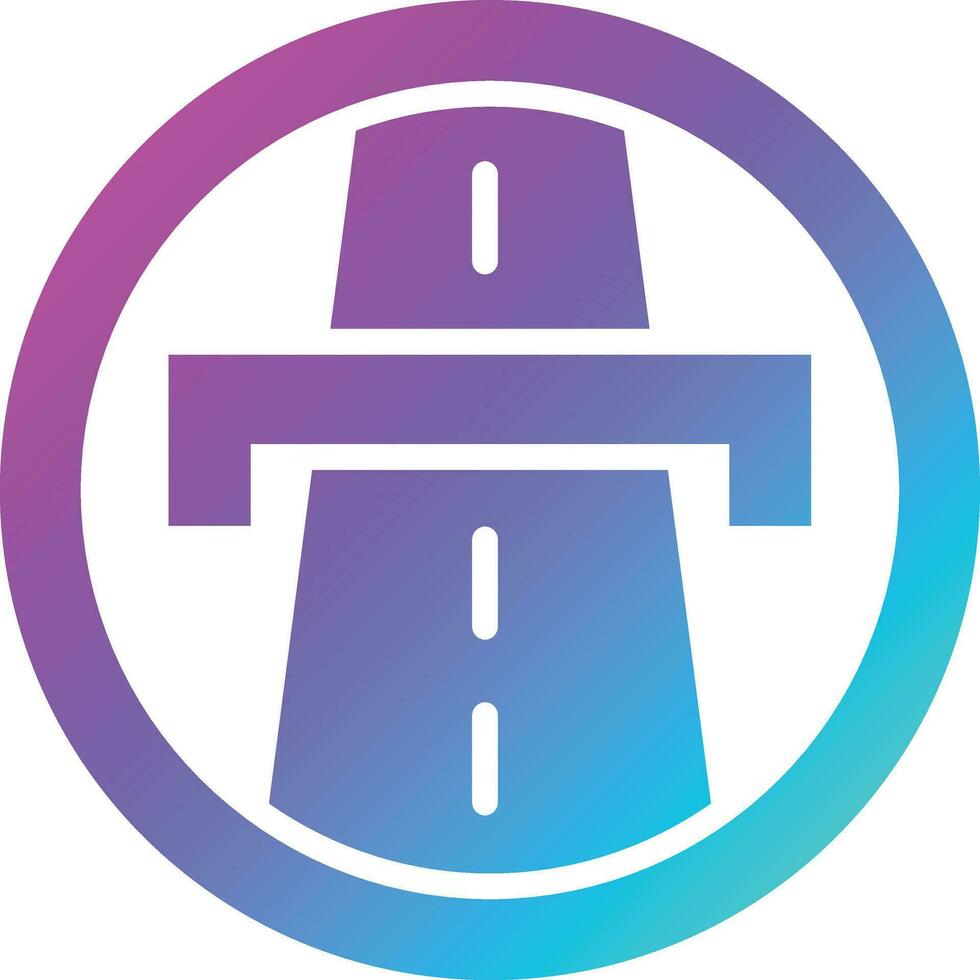 Highway Vector Icon Design Illustration