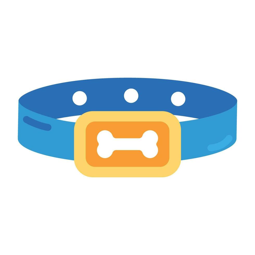 Trendy Dog Collar vector