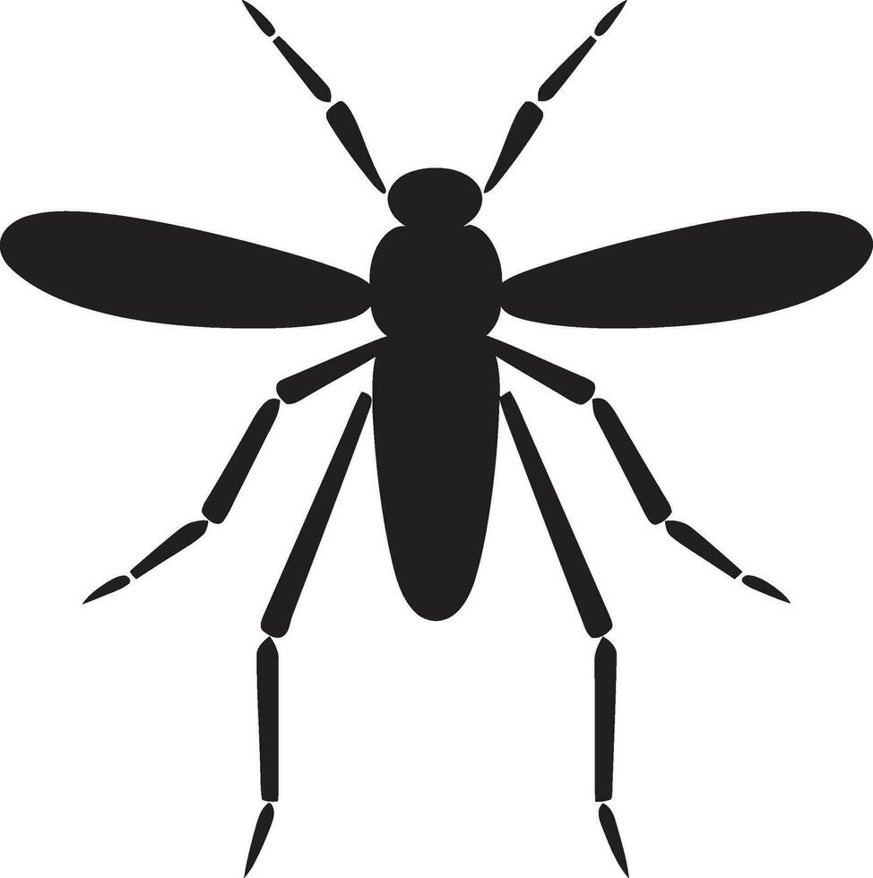 caprichoso insecto línea Arte insecto armonía en negro vector