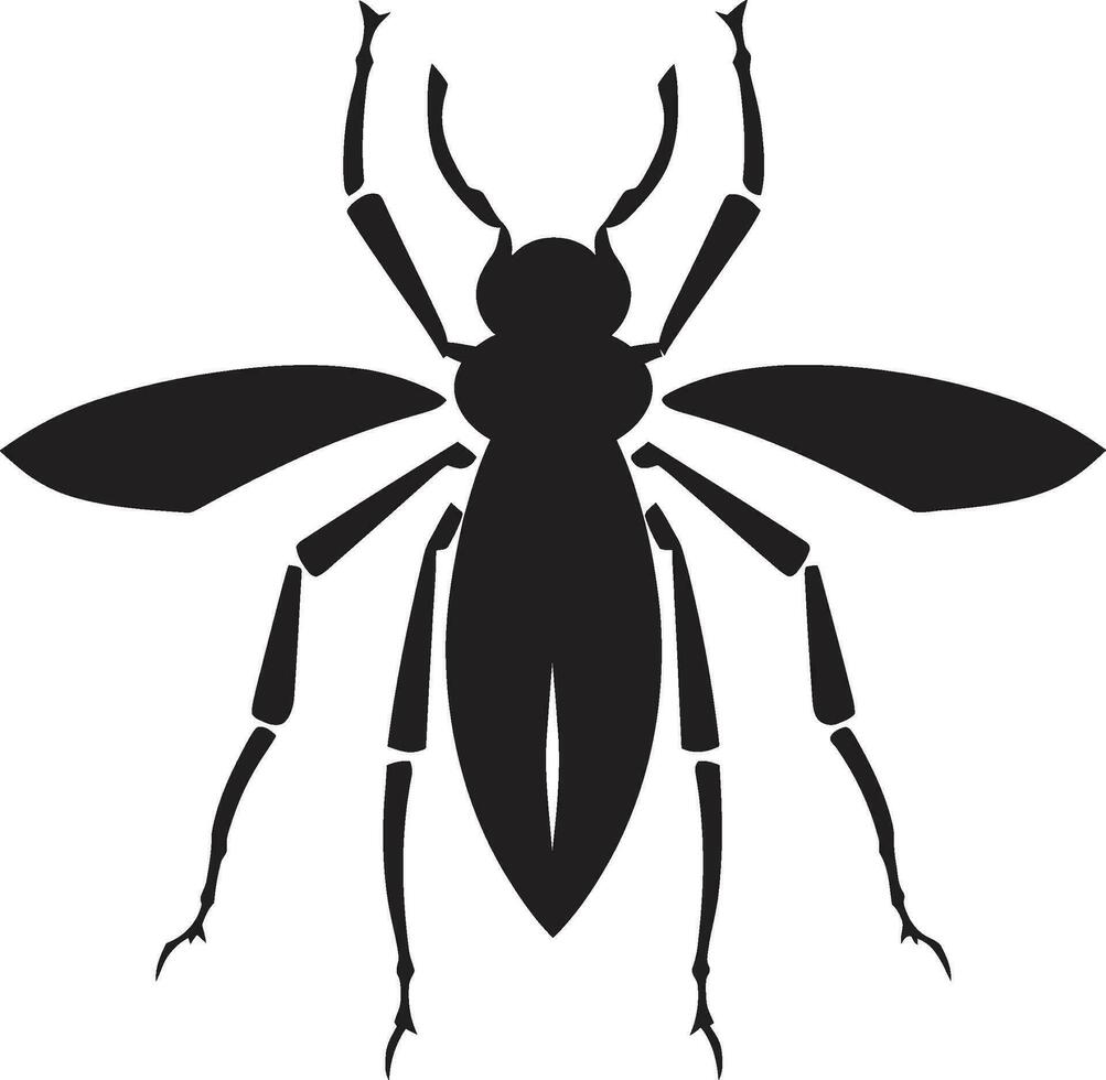 insecto elegancia en vector esculpido palo insecto ilustración