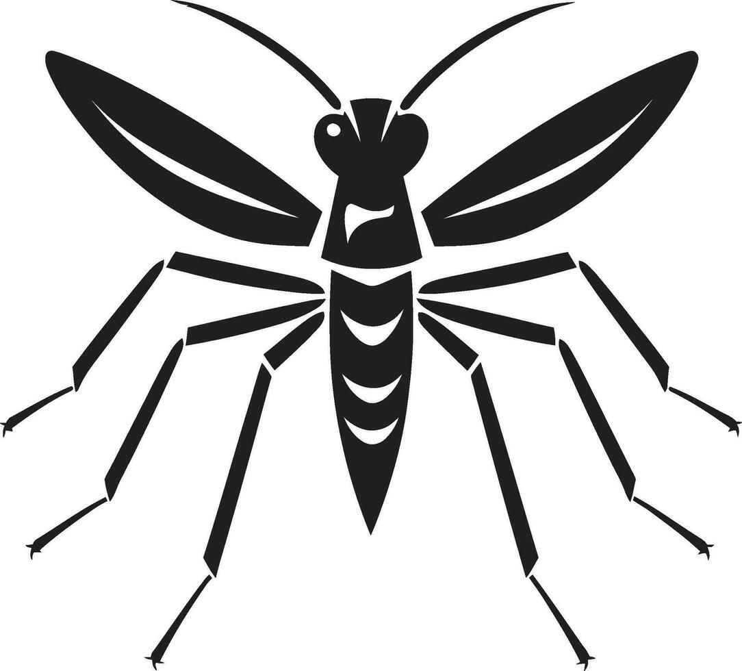 vector error símbolo agraciado insecto silueta
