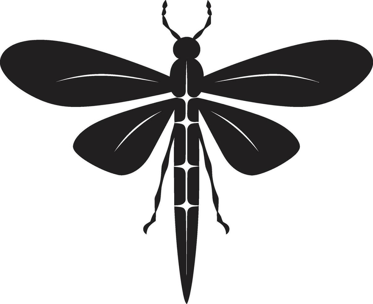 esculpido palo insecto obra de arte contemporáneo insecto Insignia vector