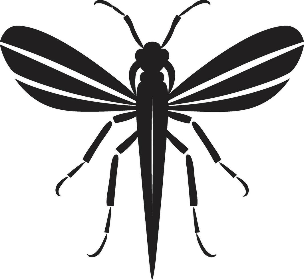 vago error diseño elegante insecto Insignia vector