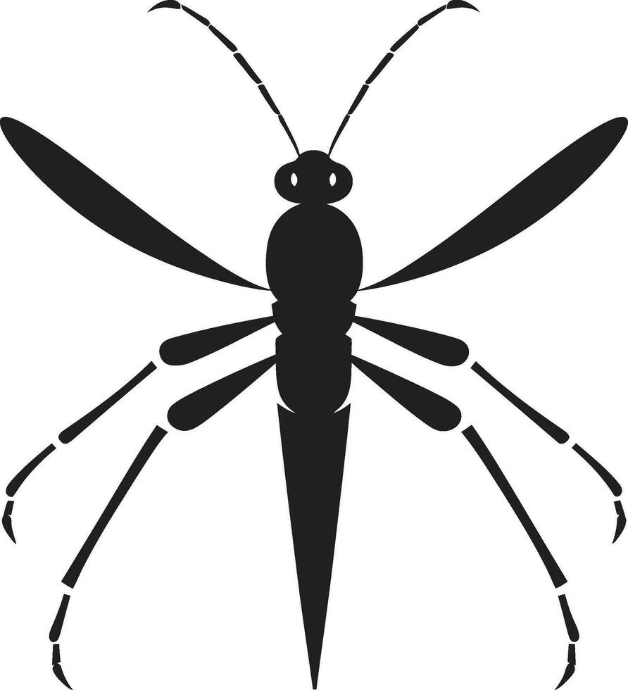 esculpido insecto ilustración elegante error símbolo vector