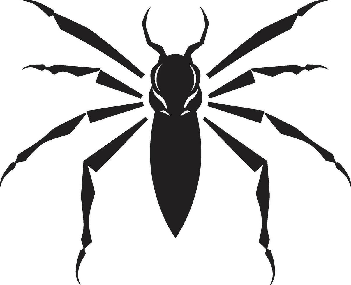 Whimsical Insect Design Line Art Insect Icon vector