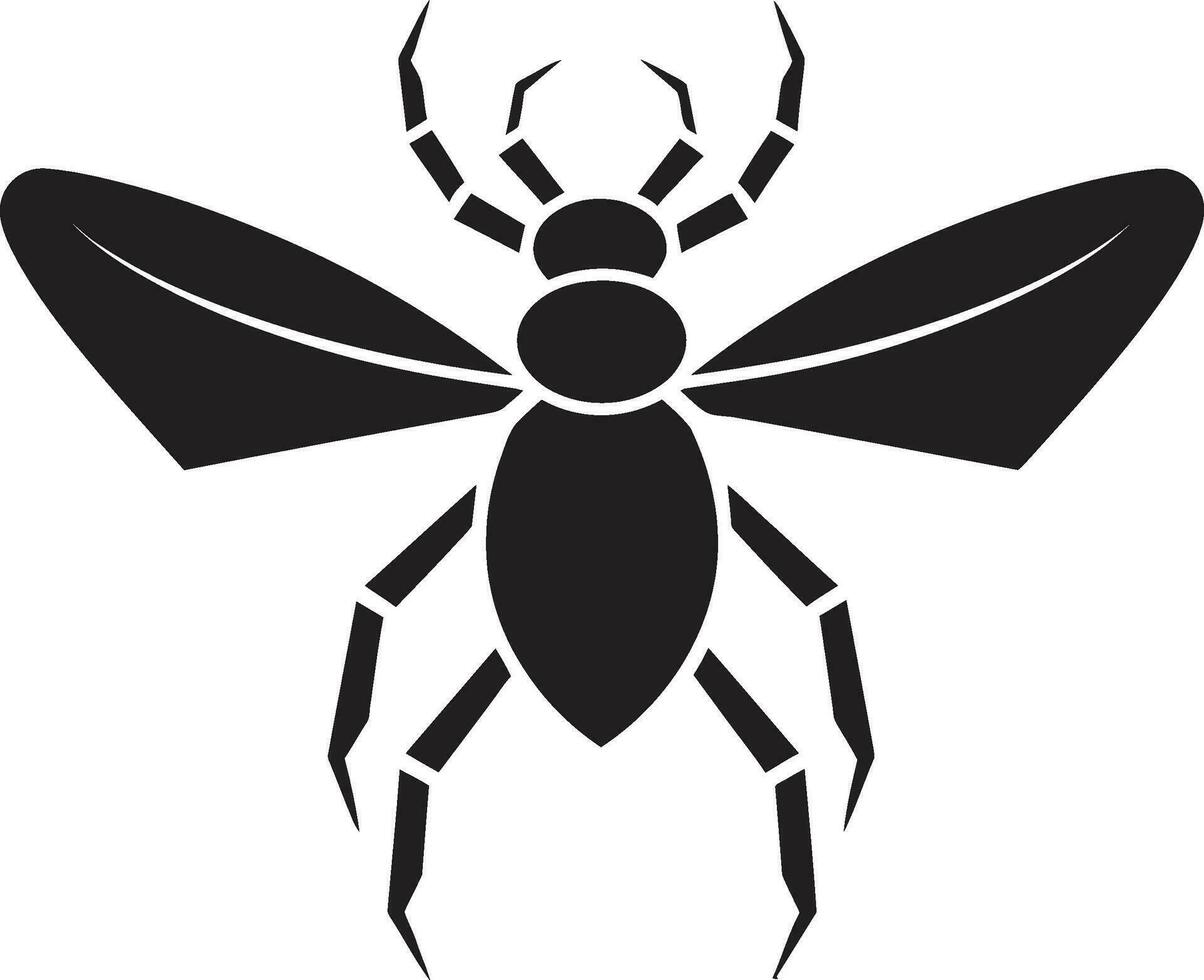 Sting of the Desert Wasp Tarantula Hawk Warrior Logo vector