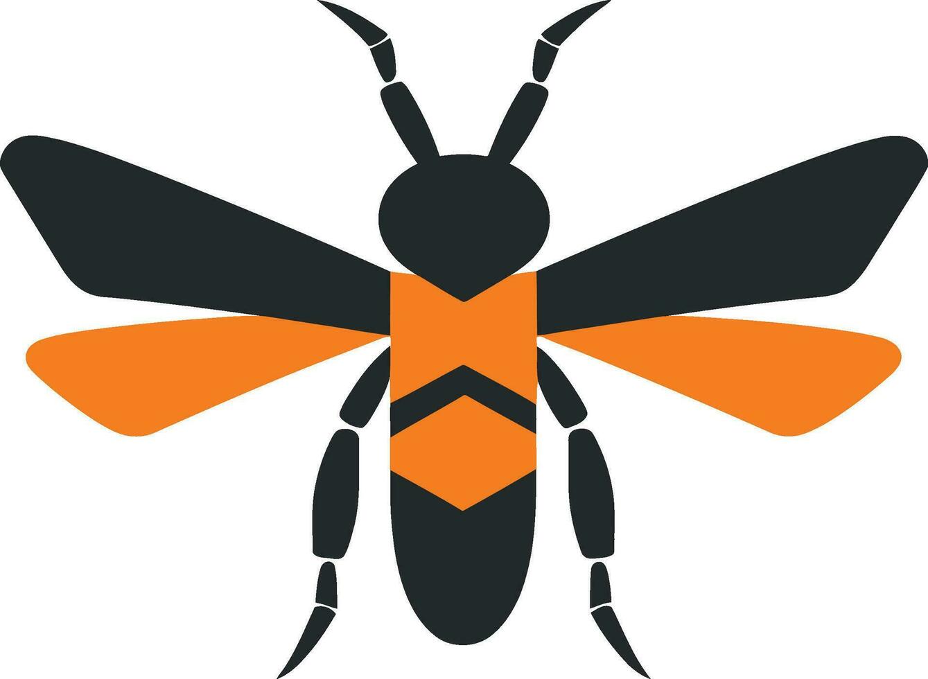 Savage Sting Wasp Logo Insect Sovereign Icon vector