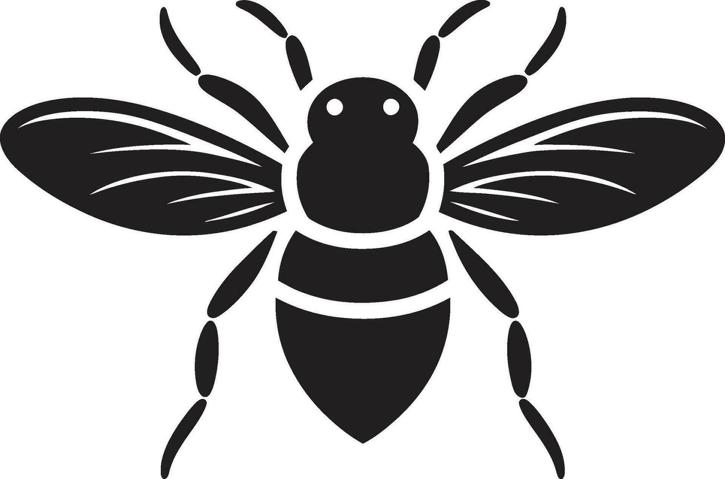 Wasp Majesty in Black Tarantula Hawk Dominance Logo vector