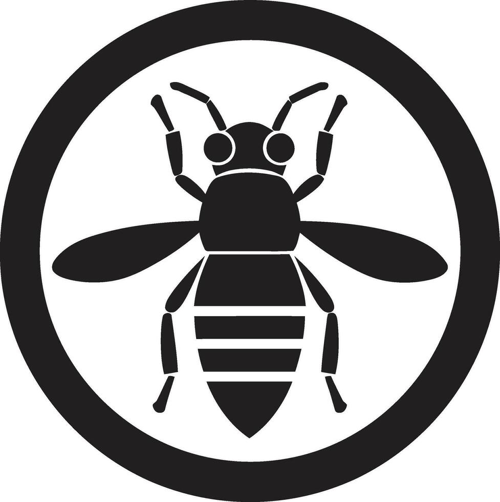 Destructive Insect Design Wooden Pest Icon vector